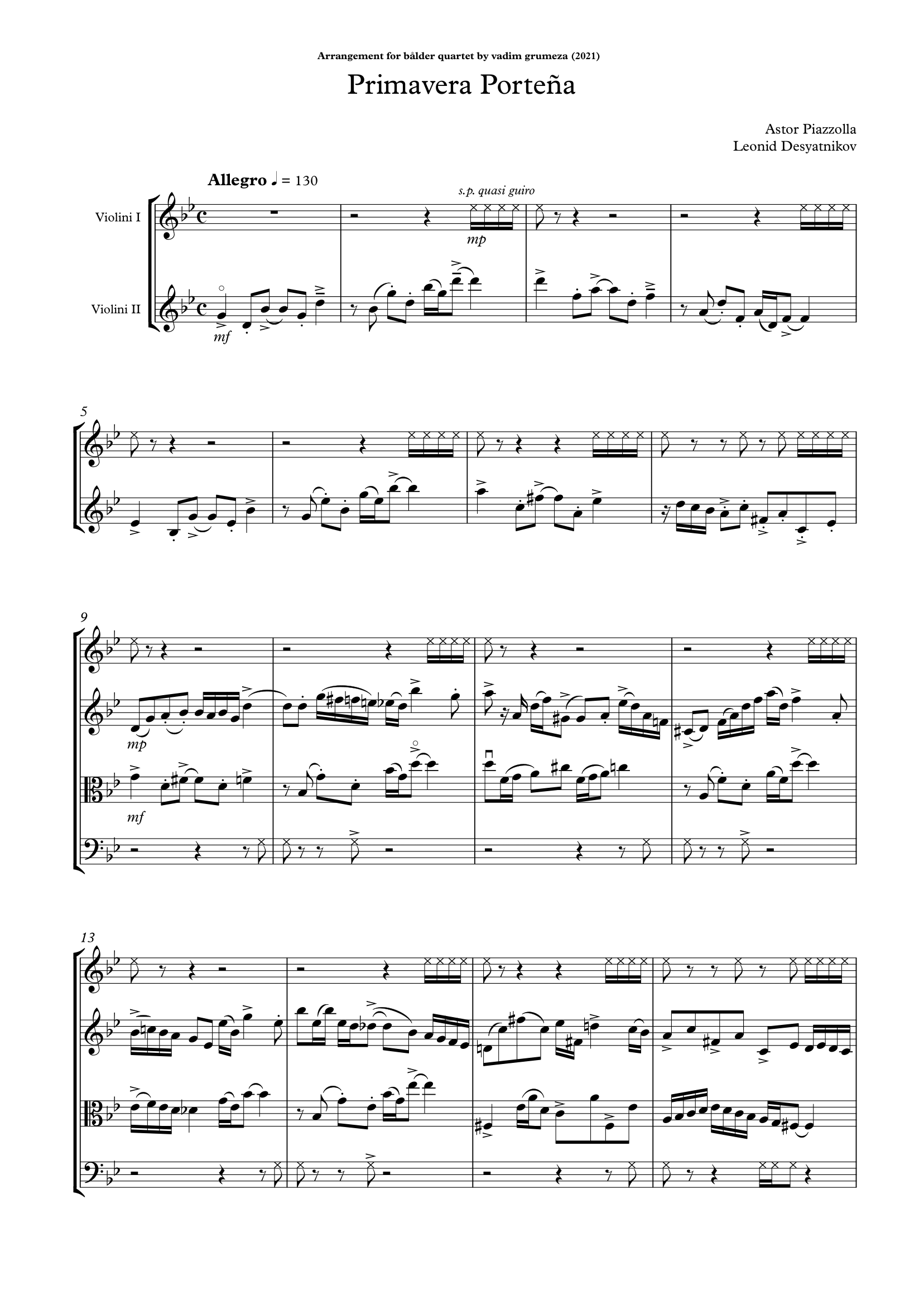 Astor Piazzolla - Primavera Porteña sample